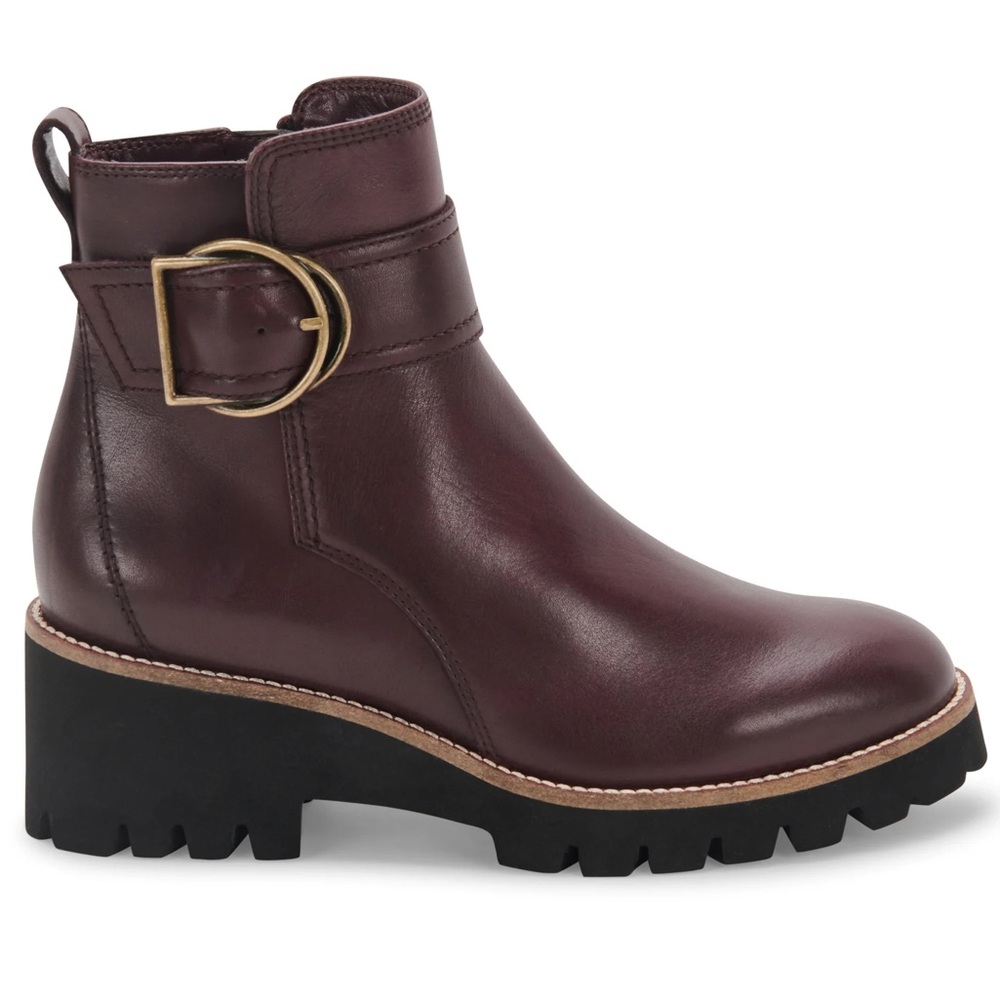 Blondo Dagger Maroon Red Waterproof Booties